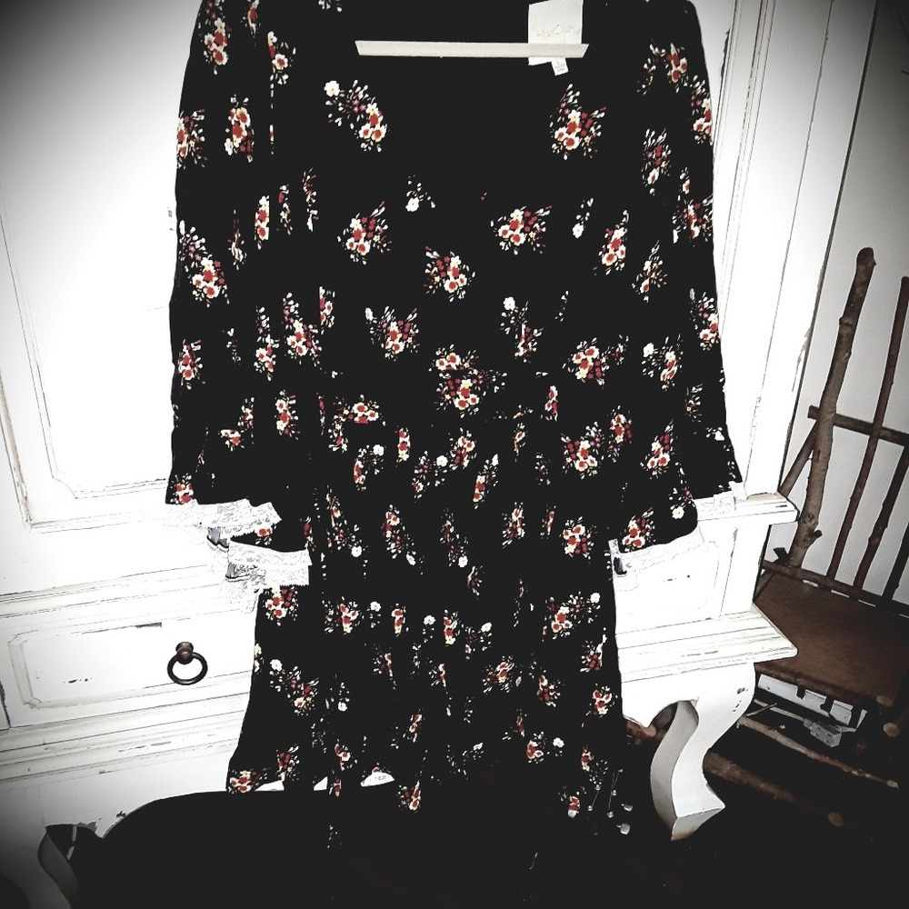 Fit flare floral festival dress